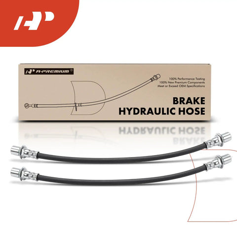 Front Brake Hydraulic Hose Set Of 2 For Toyota 4Runner 1986 1995, Pickup 1979 1983 1986 1995, T100 1993 1998, Celica 1982 1985