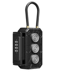 Key Lock Box With Removable Cable Shackle For Indoor Or Outdoor Use, Waterproof 4 Digit Resettable Combo, Secure Spare Key Storage
