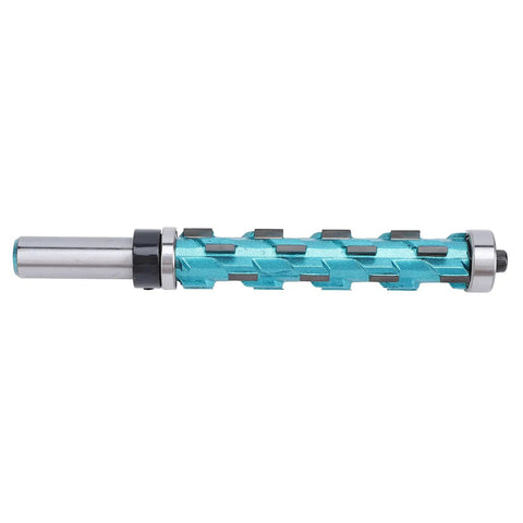 Rock Solid Flush Trim Spiral Carbide Router Bit For Woodworking Pros That Cuts Clean Through Plywood And Hardwood Fast Without Splintering, 3/4 inch cut diameter.