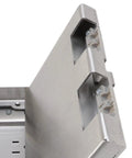 Recessed Floor Electrical Outlet Kit With Concealed Flat Layout For Clean Line Decor Smooth Glide Handle Mechanism close-up view