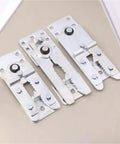 Heavy Duty Rock Solid Metal Sectional Sofa Connector Snap Brackets For Couch Furniture Assembly Repair Rearranging Kit, durable steel hinges.