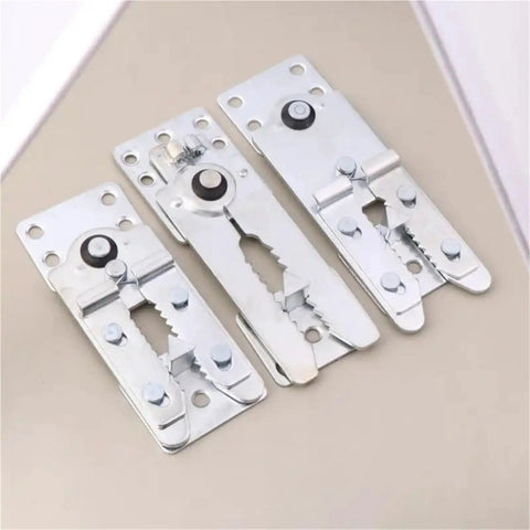Heavy Duty Rock Solid Metal Sectional Sofa Connector Snap Brackets For Couch Furniture Assembly Repair Rearranging Kit, durable steel hinges.