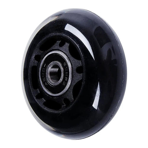 64mm Inline Skate Wheels 64x24mm Replacement With Bearings For Roller Hockey And Everyday Skating 4 Pack 85A High Rebound PU ABEC 9 Bearings