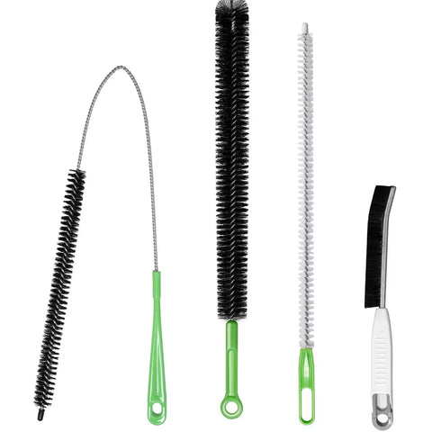Flexible Cleaning Brush Set For Dryer Vents Fridge Coils HVAC Systems And Tight Spaces A Handy Pro Grade Multi Use Lint And Dust Remover With Crevice Brush And Detailing Tools For Deep Clean, flexible stainless steel brushes