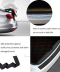 Heavy Duty Tailgate Saver And Rear Kickplate Defender Flex Tread Guard Shields on car preventing scratches and scuffs.