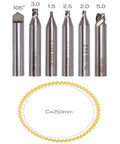 Milling Drill Bit Set High Hardness Sleeve Vertical Spare Parts Tool 17 Piece Kit displayed with various bit sizes and angles.
