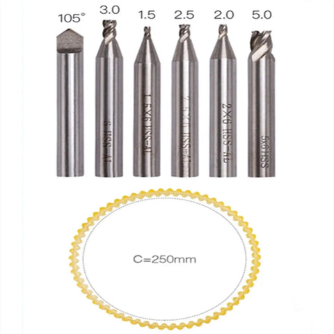 Milling Drill Bit Set High Hardness Sleeve Vertical Spare Parts Tool 17 Piece Kit displayed with various bit sizes and angles.