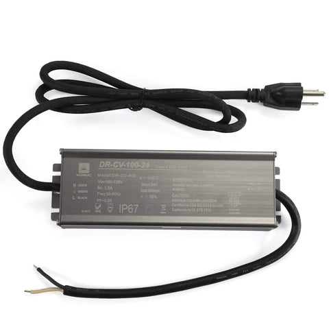 Heavy Duty 96W LED Dimmable Driver Power Supply 110V AC To 24V DC Constant Voltage Magnetic Transformer ETL Listed
