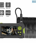 Dope 1080P HD Handheld Borescope With 4.3 Inch LCD Screen And Hella Bright LED Lights For Tight Spaces Android IOS Compatible Waterproof Inspection Camera showing the display and camera cable.