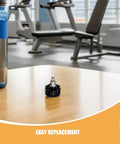 Get Your Gym Session Rocking With 4 Heavy Duty Pull Pin Springs For Exercise Bikes And Training Gear, Sturdy Iron And Abs Steel Height Adjust lock on gym table.