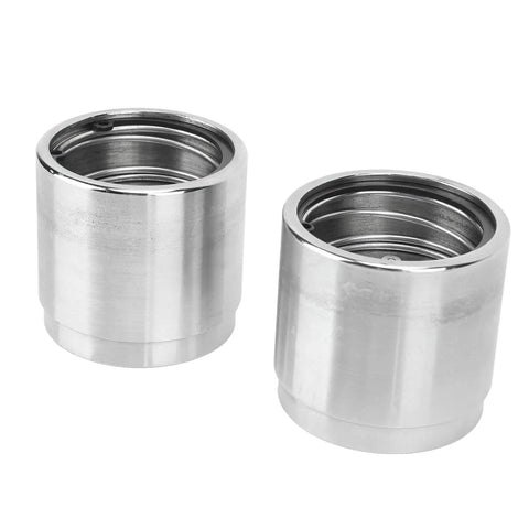 2 Pack Trailer Wheel Bearing Protectors With Dust Covers Stainless Steel Universal Bearing Caps Fit 1.98 Inch Hub Diameter