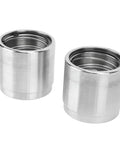 Stainless Steel Trailer Wheel Bearing Protectors With Dust Covers, Universal Bearing Caps for Boats, RVs, ATVs and Snowmobiles