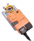 Heavy Duty Electric Damper Actuator SMD230A NMD230A AC220V 20 Second Cycle with orange housing and electrical connections.