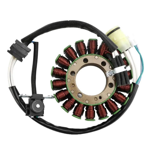 Premium Magneto Stator Kit Fit For Y R Y700 Y700R 2006 2024 12V Ignition System Works 4HP To 25HP Outboard Rigs No Relay Needed Box Fits Tiller Remote Housing Matches 396141 582281 Kickin Power Boost Smooth Operation Heavy Duty Repair Kit For Boat, copper coil stator with wiring