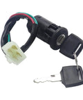 Motorcycle Ignition Key Switch With 4 Pin Plug For 50cc To 250cc Dirt Bikes And ATVs Quad Replacement Ignition Lock For Unresponsive Starts Reliable Electric Start Switch with keys