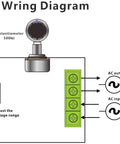 Wiring diagram for Badass 5 Piece Ac Motor Speed Controller Set Handles Up To 220V And 2000W Loads showing potentiometer and connections.