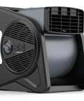High Velocity 15 Inch Floor Fan With 375 CFM Air Mover Three Speed Portable Industrial Blower 270 Degree Pivot Carpet Dryer Double Outlet
