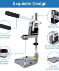 Benchtop Drill Press Stand With Adjustable Vertical And Horizontal Mount For Precision Drilling Hand Press Drill