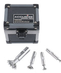 4-Piece 45 Degree HSS Dovetail Angular Cutter Set Right Hand Weldon Shank For CNC And Manual Milling with aluminum case