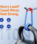 Heat shrink tubing holding a heavy load, illustrating strength and durability, from 500 Pcs Heat Shrink Tubing Kit With 4 To 1 Shrink Ratio.
