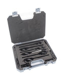 Top Shelf Heavy Duty 11 Piece Woodworking Auger Drill Bit Set Featuring Razor Sharp Spiral Flutes For Reliable Clean Hole Boring In Lumber Plywood MDF Sheets Pro Tier in storage case.