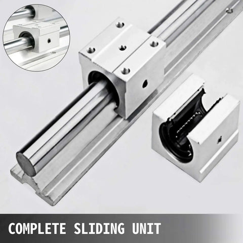 All In One CNC Linear Rail Kit With Three RM1605 Ball Screws And SBR20 Rails 300 600 1000 mm Includes BK BF12 Blocks