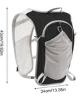 Lightweight Hydration Backpack For Outdoor Adventures With Waterproof Phone Pocket And Large Multi Pocket Layout