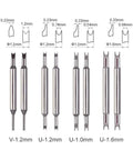6825 Spring Bar Pliers Tool Set For Watch Bands showing various tip sizes and shapes for pin removal and installation