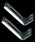 2 Pairs Silver Carbon Steel Double Folding Door Bottom Pivot Hardware For Sliding Doors Cupboards Balconies Bookcases And Storage Rooms