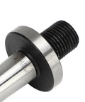 Close-up of MT1 Shank To One Half Inch Morse Taper Drill Chuck Arbor Adapter in heavy duty manganese steel.