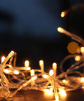 Solar Icicle String Lights 36 Ft 264 LEDs Waterproof Weatherproof Extendable Curtain Lights No Fuss Easy Setup Warm White glowing