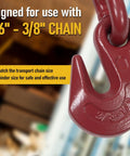 G70 Recoilless Safety Release Chain Binder Two Pack For Flatbed Haulers 5 16 Inch To 3 8 Inch Chain 5400 Lbs Working Load Limit