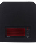 Back view of RSM15A 1400W 2 Way Active Powered Stage Floor Monitor with rear controls and red grill for live music performances