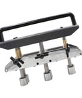 Three Station Metal Bead Roller Bender for 0.01 to 0.04 Inch Sheet Metal Fabrication, adjustable bends with a stable three-roller design.