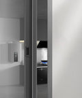 6 Inch Flush Pull Sliding Barn Door Handle Set For Closet Pocket And Cabinet Doors Recessed Rectangular Plate Matte Black Finish Durable Rust Resistant Design And Included Mounting Hardware For Easy Installation.
