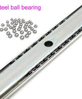 Full Extension Drawer Slides 2 Pack Silent Smooth Ball Bearing Rails With Collision Stop Heavy Duty Track Guide
