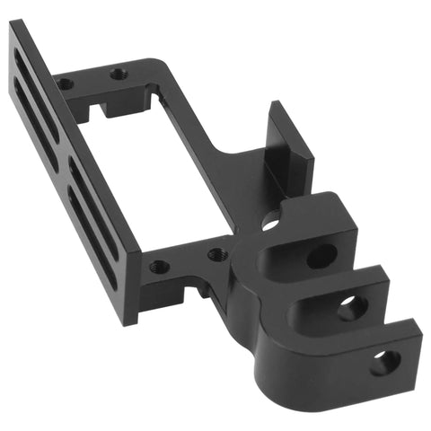 Beefy Dual Stage Servo Parabolic Throw Dispenser for RC Drones, large torque, FPV ready, heavy duty aluminum part, top view