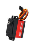Heavy Duty 35KG High Torque Digital Servo with waterproof coreless motor and metal arm for 360 degree rotation.