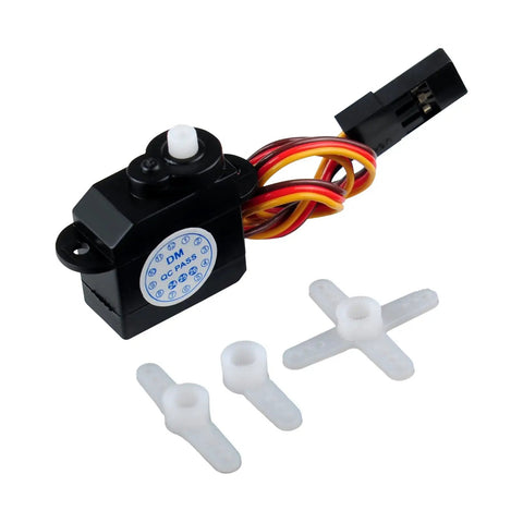Mini Micro Servo Motor 2.1g 180 Degree Rotation DM S0020 with POM Plastic Gears and connectors for RC models