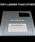 Top Shelf 30 Watt Mopa Fiber Laser Engraver With Red Dot Guide And LightBurn Compatibility For Killer Metal Color Marking On A Generous 7 X 7 Inch Work Area That Actually Hits Different; comparison of engraving areas 175x175mm vs 110x110mm.