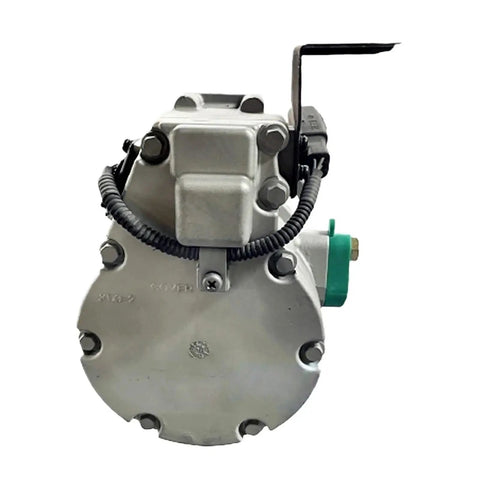 Slick Electric Air Conditioning Compressor For Kia Niro Plug In Hybrid 1.6L, front view showcasing detailed hardware and connections.