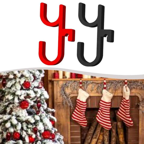 Heavy Duty Car Umbrella Hooks Mounting Bracket in Black and Red by Christmas Scene