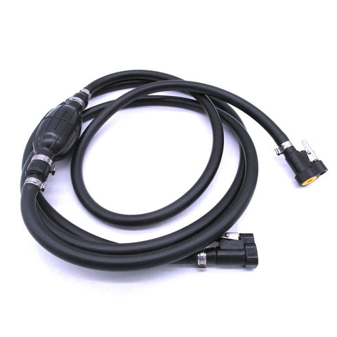 Gas Line Kit For Outboard Fuel Line With Hose And Primer Bulb, Eight Foot Long, Five Sixteenth Inch Inner Diameter, Eight Millimeter
