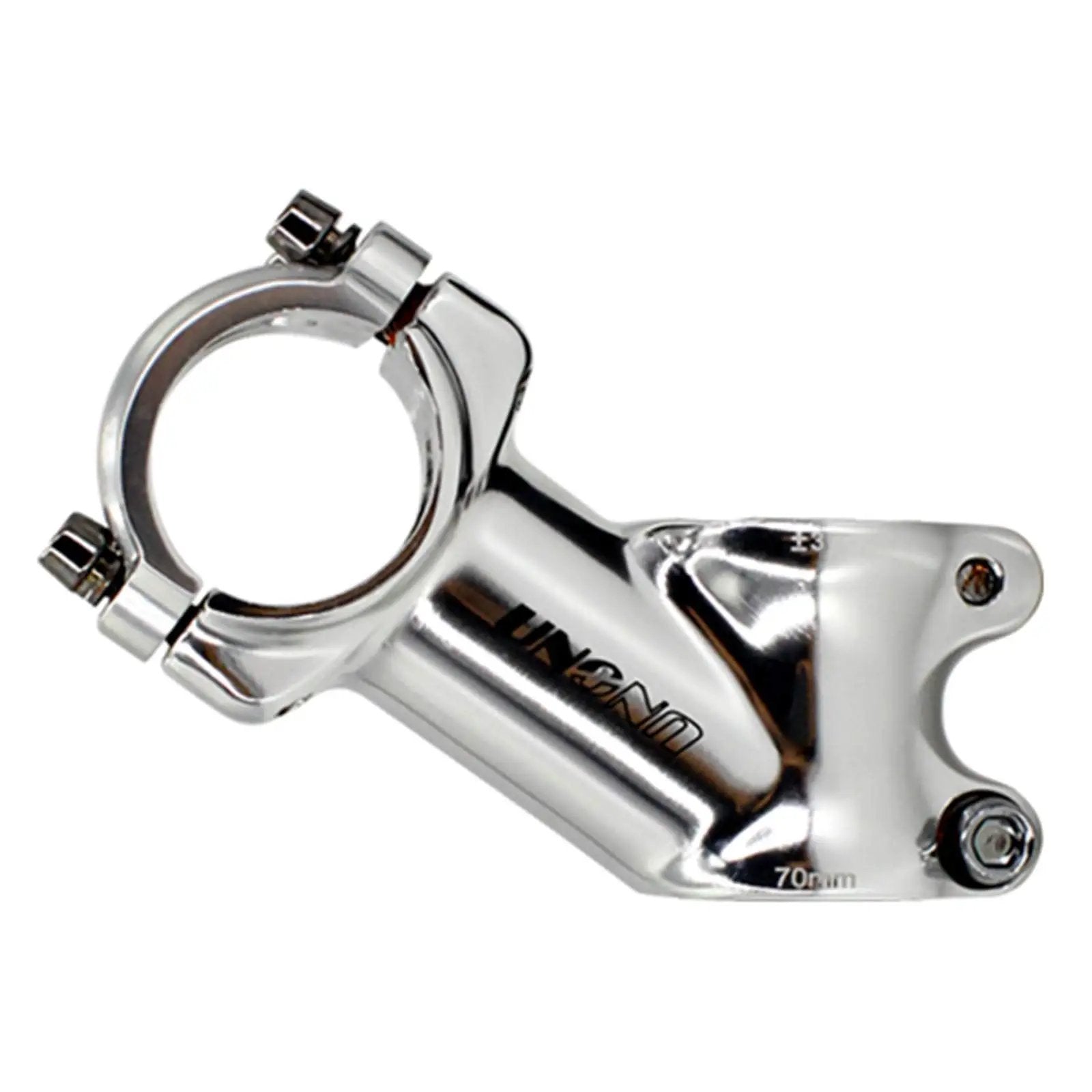 Retro Silver 31.8mm Mountain Bike Stem 70mm Riser ✓
