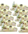 Image of a 10 Pack E Track Threaded Fittings for E Track Cargo Tie Down System 3 by 24 Threads Heavy Duty Working Load Limit 1330 Lbs