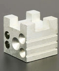 Pro Grade Watch Repair Tool Set For Movement Change And Riveting stainless steel block with holes for DIY crafting