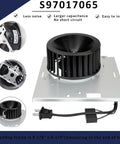 S97017065 Motor Assembly for 676A 676B 676C and 676F bathroom exhaust fan with plug and mounting frame