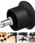 Beefed Up Heavy Duty Office Chair Wheels Replacement Set Of 6 Non Slip Glides For Carpet Protect Floors Quiet Swivel Castors
