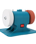 Sick Mini Bench Grinder Hitting 6000 Rpm With Dual 36 And 60 Grit Wheels for tool sharpening and rust removal.