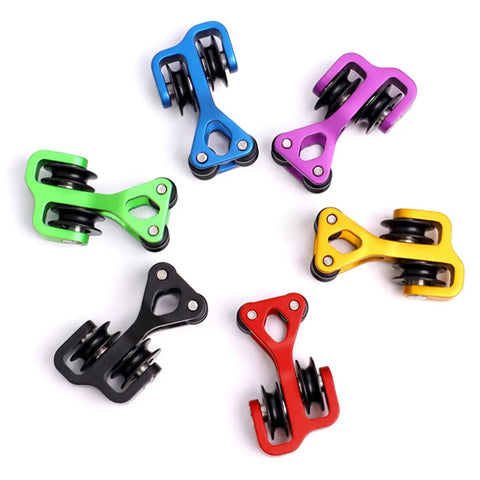 Ultra Low Friction Compound Bow Cable Slide Roller For Smooth Bowstring Action, Game Changing Bow String Splitter, Arrow Pulley, black and colored
